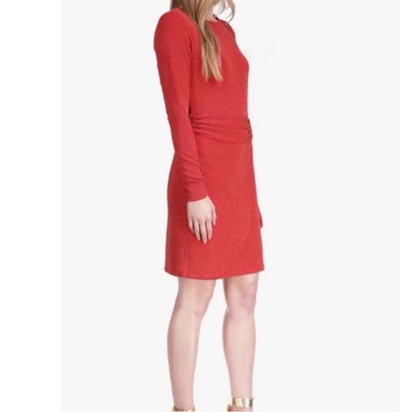 NWT MICHAEL Michael Kors Sparkly Wrap Dress - Picture 4 of 14